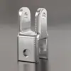Cabeça do Amortecedor Traseiro de Veículo Elétrico, Cabeça Redonda para Cabeça de Garfo, Peças CNC, Conversor de 20mm Interface Dupla de Garfo, Universal para Niu