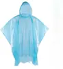 Poncho de Lluvia Desechable de Plástico para Adultos con Capucha, Impermeable Adecuado para Hombres y Mujeres, Poncho Transparente de Emergencia