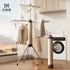 Arara de chão para roupas para uso doméstico, varal dobrável para varanda, cabide de roupas, ferramenta para secar roupas, estendal