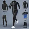 Traje de correr Ropa deportiva para hombre Gimnasio Ropa de secado rápido Equipo Carrera matutina Maratón Atletismo Ciclismo Baloncesto Traje de baño