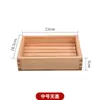Caja de Sashimi de Madera Estilo Japonés con Tapa, Caja para Pescado, Caja para Salmón, Plato para Carne de Res, Plato para Verduras, Caja de Madera, Caja de Madera Blanca para Sushi