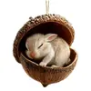 Decorações de Natal Esquilo Castanho Ouriço Transfronteiriças Enfeites para Árvore de Natal Acrílico Impresso Plano 2D