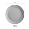 Prato de Palha de Trigo Transfronteiriço 20CM23CM Prato Doméstico para Frutas Prato para Dumpling Plástico de Cantina Venda por Atacado Presente