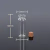 Garrafa de Vidro com Rolha, Garrafa de Vidro Transparente para Desejos, Garrafa Pequena de Vidro Espesso, Garrafa Pequena de Vidro com Rolha de Pequena Capacidade