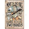 Pintura de Hierro Personalizada Amazon Ebay Aliexpress Wish Más Vendido Accesorios para el Hogar Retro Creativo Colgante de Pared Pintura Decorativa