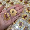 Oro Puro 999 Fortuna Colorida, Longevidad, Felicidad, Riqueza y Dios de la Riqueza de Cinco Vías Pegatinas para Teléfono Móvil Regalo de Año Nuevo Souvenirs al por Mayor