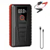 Fonte de Alimentação de Emergência para Partida de Carro, Carregador Portátil para Dar Partida no Carro, Power Bank Iluminado para Celular, Dispositivo de Partida de Emergência para Carro, Power Bank para Partida de Emergência