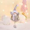 Decoração de Natal Nova Transfronteiriça Suprimentos Lenço Menina Anjo Rosa Pingente Pingente de Árvore de Natal Pingente Estilo Europeu