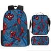 Marvel Spider-Man Cartoon Mochila transfronteiriça Mundo paralelo Estudante Mochila de desenho animado Mochila escolar infantil Estojo de lápis