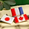 Parches de bandera transfronterizos de comercio exterior, parches para brazo, etiquetas tejidas, parches bordados, accesorios para ropa, parches decorativos para mochila