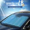 Carro engrossado laser pára-sol carro verão proteção solar isolamento térmico pára-sol carro SUV pára-sol engrenagem dianteira