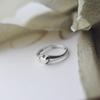 Anillo Vintage Love de Plata de Ley s925 para Mujer 2021 Nueva Moda Celebridad de Internet Dulce Nicho Personalizado Hip Hop para Estudiantes