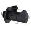 Válvula Angular Tripla de Aço Inoxidável 304 para Banheiro, Modelo Transfronteiriço, Entrada de Água Quente e Fria de Grande Fluxo, Válvula Angular Universal Espessada Antiexplosão