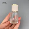 Frasco Borrifador Recarregável de Vidro para Perfume 30/50ml Frasco de Perfume Portátil para Viagem Frasco Vazio Frasco de Amostra Dispensador