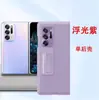 Adecuado para Funda de Teléfono Oppo Find N, Pantalla Plegable, Ultradelgada, Anticaídas, Doble Capa, Textura de Cuero, Cuero Genuino, Cubierta Protectora con Soporte Invisible