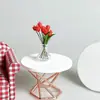 1:12 Muebles para Casa de Muñecas Adornos Mesa de Café Miniatura Mesa Auxiliar Accesorios para Escena en Miniatura