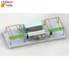 Línea de Pulverización de Polvo de Perfil de Aluminio Tipo Tirón Horizontal Personalizada Colo-L-M01 Línea de Pulverización Colo800 Suministro de Exportación Transfronteriza