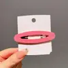 Celebridade da internet simples placa de acetato BB clipe para meninas franja lateral clipe lateral florido cor de casco de tartaruga oco gota d'água grampo de cabelo