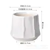 Vaso de Cerâmica Ins Flor Branca Porcelana Criativo Simples Para Plantas Verdes Internas Vaso Presente Estilo Moderno Ins Suculenta Presente Comercial