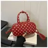Bolsa de Maquiagem com Bolinhas Menta, Bolsa de Mão, Bolsa Floral Organizadora, Necessaire, Bolsa de Viagem de Grande Capacidade, Bolsa Portátil para Exterior para Mulheres
