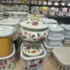 Pote de Esmalte com Tampa, Pote de Óleo, Pote de Açúcar, Bule para Café, Resistente a Altas Temperaturas, Sem Camadas, Pote para Temperos, Pote de Chá Doméstico