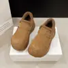 Sandálias Birkenstock de Solado Grosso para Mulheres, Novo Estilo de Inverno 2026, Forradas com Lã, Tudo Incluído, Retrô, Versáteis Slip-On, Quentes, de Algodão
