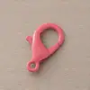 Fecho de Lagosta Colorido Pintado Liga de Zinco Pulseira Conector de Colar Metal Pintado por Spray Chaveiro Acessórios para Joias DIY
