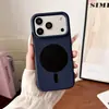 Aplicable para Funda de Teléfono Magnética de Anillo de Silicona Líquida para Apple 18ProMax iPhone 17 Cubierta Protectora de Botón AI de Cobertura Total