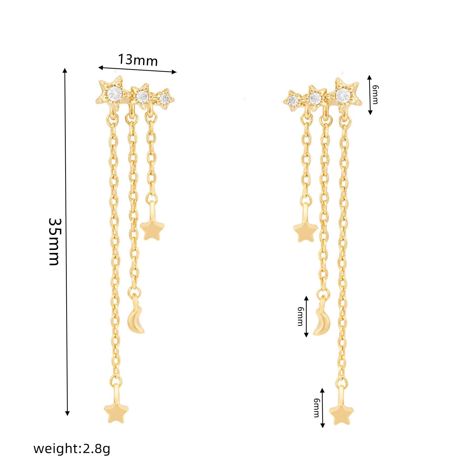 Meteor Shower Dangle Earrings 