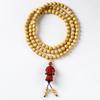 Cuentas de boj Buda pulsera de Buda de mano rosario de madera pulsera de cuentas de Buda collar de Buda vintage al por mayor