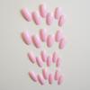 CS-277 Uñas Postizas Ballet Barbie Transfronterizas Rosa Cortas Ballet ins Show Blancas 24 Piezas Piezas de Uña para Usar Venta al Por Mayor