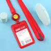 Portatarjetas retráctil con hebilla para identificación de trabajo, personalización, gafete de empleado, cordón para gafete, marca de fábrica, gafete escolar para estudiante, tarjeta de comida, permiso de trabajo
