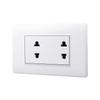 Interruptor de Pared Americano Tipo 118, Enchufe Redondo y Plano Estándar de EE. UU. 15A, Enchufe de Bronce Fosforado para Perú, Tailandia, Filipinas y Taiwán