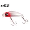 Mini sistema de superficie flotante de agua Luya cebo duro cebo falso multicolor 3,9 cm/2 g micro flotador de agua Mino con cuentas de anillo incorporadas