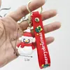 Llavero Navideño Transfronterizo Colgante Caja Sorpresa Papá Noel Muñeco de Nieve Árbol de Navidad Llavero Navideño Colgante Pequeño
