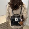 Bolso vintage de personalidad 2024 nueva mochila de moda de oso lindo para comercio exterior