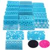 Molde para Pastel de Impresión Quyi Papel de Aluminio Molde de Impresión para Galletas de Pastel Herramientas para Hornear DIY