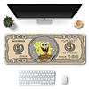 Mouse pad personalizado com desenho animado de dinheiro dólar IP, tapete para mesa de escritório, mouse pad para jogos, grande, resistente à sujeira, atacado, transferência de calor