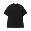 Marca autêntica e moderna de comércio exterior transfronteiriço CH Chrome camiseta de algodão puro com gola redonda, manga curta, letras bordadas, corte solto