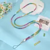Cordão de Celular com Strass Completo Corrente de Diamante Pendente Cruzado para Pendurar no Pescoço ou na Diagonal Moda Corrente Curta de Celular de Alta Qualidade Venda por Atacado Transfronteiriça