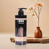 Ácido Fólico, Vitamina B6, Champú Lingzhi Negro, Limpieza Profunda, Brillo para Cabello Negro, Control de Grasa, Anti-Picazón, Champú Esponjoso