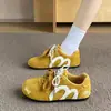 Zapatos deportivos casuales, de suela plana retro para mujer 2026 Zapatos Forrest Gump, Zapatos de entrenamiento alemanes, Nuevos zapatos rojos ligeros de nicho para primavera y otoño