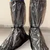 Cobre-sapatos e Cobre-botas Descartáveis Espessos de PVC para Isolamento de Laboratório, Impermeáveis, Antiderrapantes e Resistentes ao Desgaste na Sola, Cobre-sapatos de Chuva
