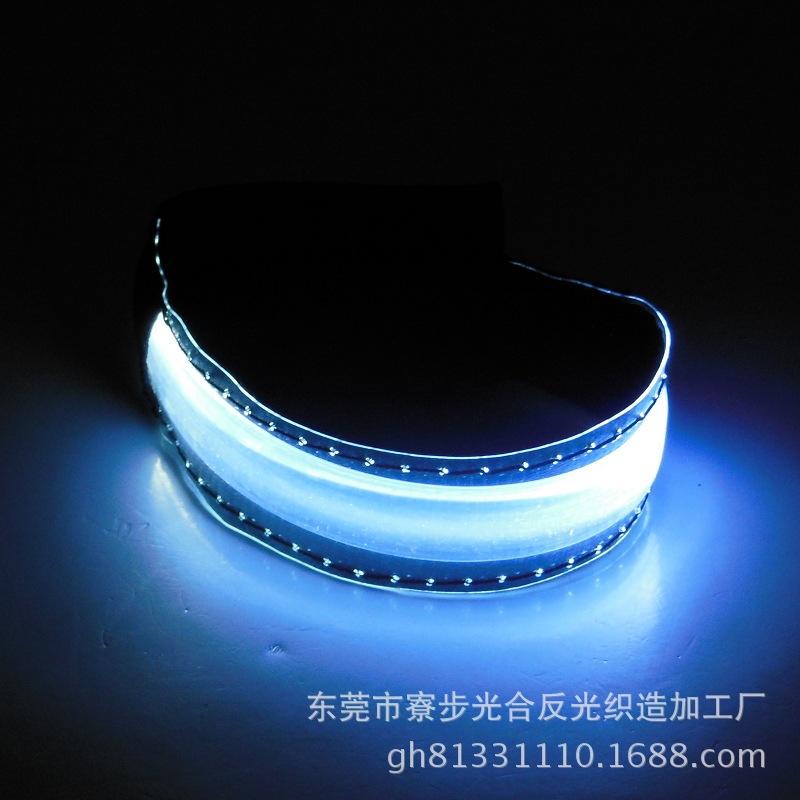 LED纯色PVC手环