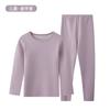 Roupa íntima térmica de veludo para meninos e meninas, outono e inverno, roupas infantis, calças compridas, calças de algodão acolchoadas para crianças de tamanho médio e grande