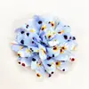 Nuevas Flores Pequeñas Florales de Gasa Hechas a Mano de 8 cm, Accesorios para Adornos de Cabello, Flores de Rosa de Tela Tridimensionales para Ropa DIY