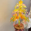 Árbol de Navidad de Fuegos Artificiales Paquete de Materiales Hecho a Mano DIY Palo Retorcido Adornos Caseros para Novias y Mejores Amigas Regalos de Navidad