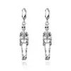 Pendientes de Halloween Estilo Gótico Oscuro Nuevos Transfronterizos para Mujer Diseño de Pendientes con Calavera Esqueleto y Borla Pendientes al por Mayor
