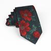 Camisa de Flores Grandes Distintiva Estilo Retro Creativo Divertido de Hong Kong de 7 cm Tuku Corbata Mujer