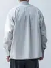 Camisa de Cuadros Finos Retro Japonesa Nueva de Primavera y Otoño para Hombre, de Alta Gama, Holgada, Casual, Versátil, de Manga Larga